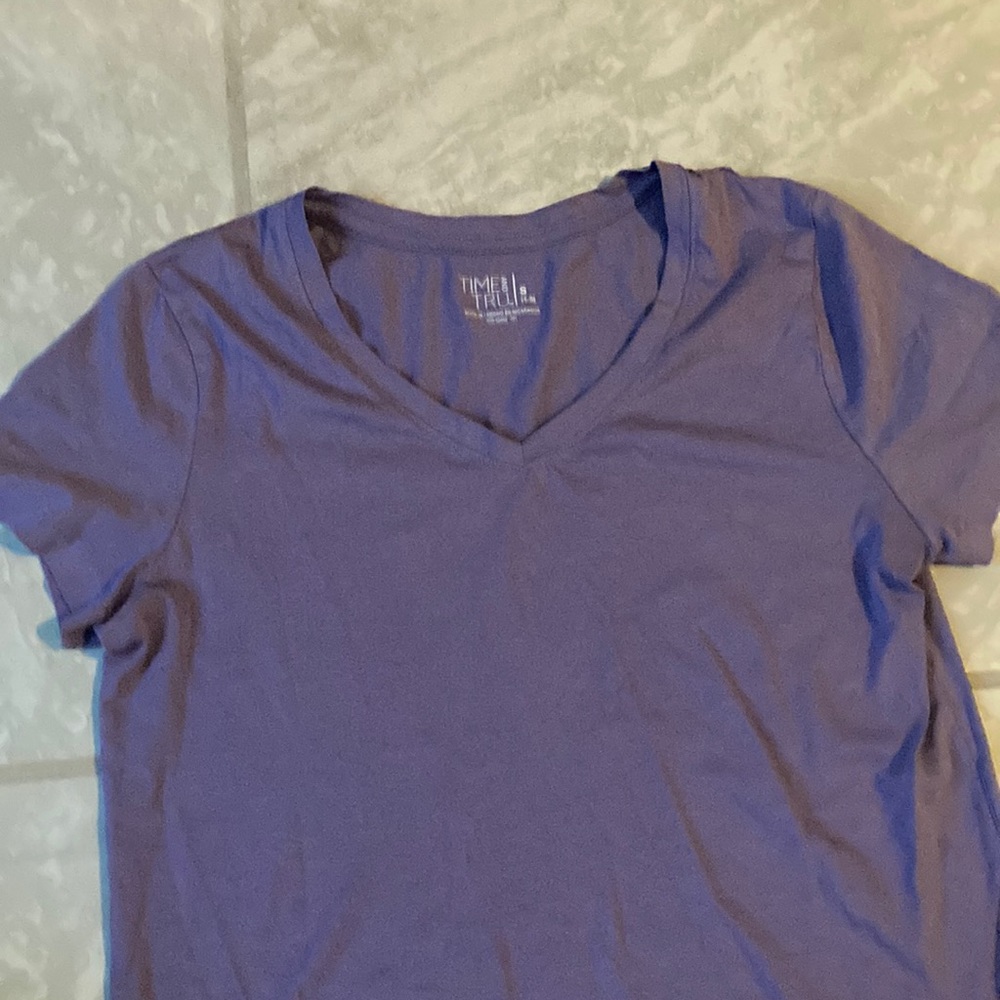 Time and Tru purple shirt